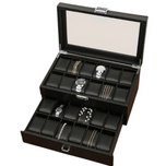 Boîte de Montre de Luxe en cuir