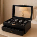 Boîte de Montre de Luxe en cuir